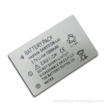 Digital Camera Battery for Sanyo, with 1,200mAh Capacity, 3.7V Voltage and Li-ion Type